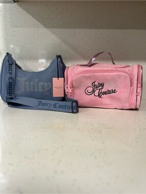 Juicy Couture Pink Duffle Bag - Juicy Couture Logo Embellished